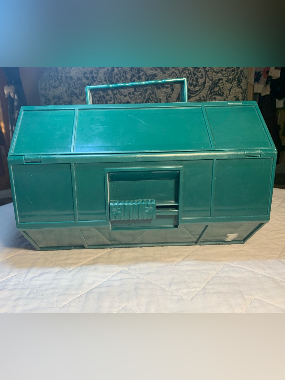 Vintage RolyKit Tool Box Organizer Storage Container Carrier